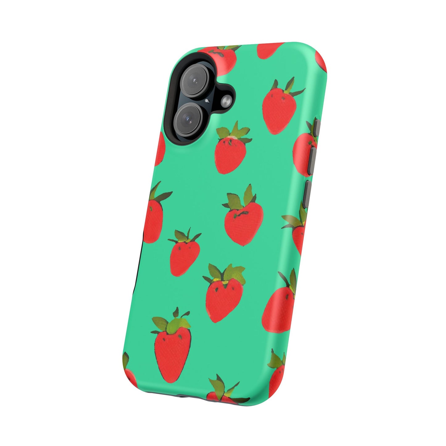 Strawberry Pattern - Magnetic Phone Case