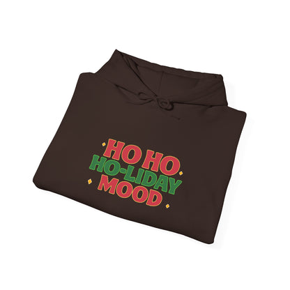 Festive Holiday Sweatshirt, Cozy Christmas Hoodie, Winter Gift, Unisex Pullover, Ho Ho Ho-liday Mood, Holiday Apparel, Seasonal Wear
