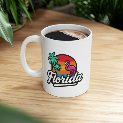 Florida Sunset Palm - Mug