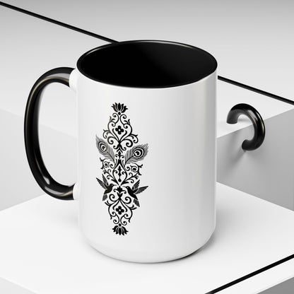 Hummingbird Soulmates - Color Accent Mug