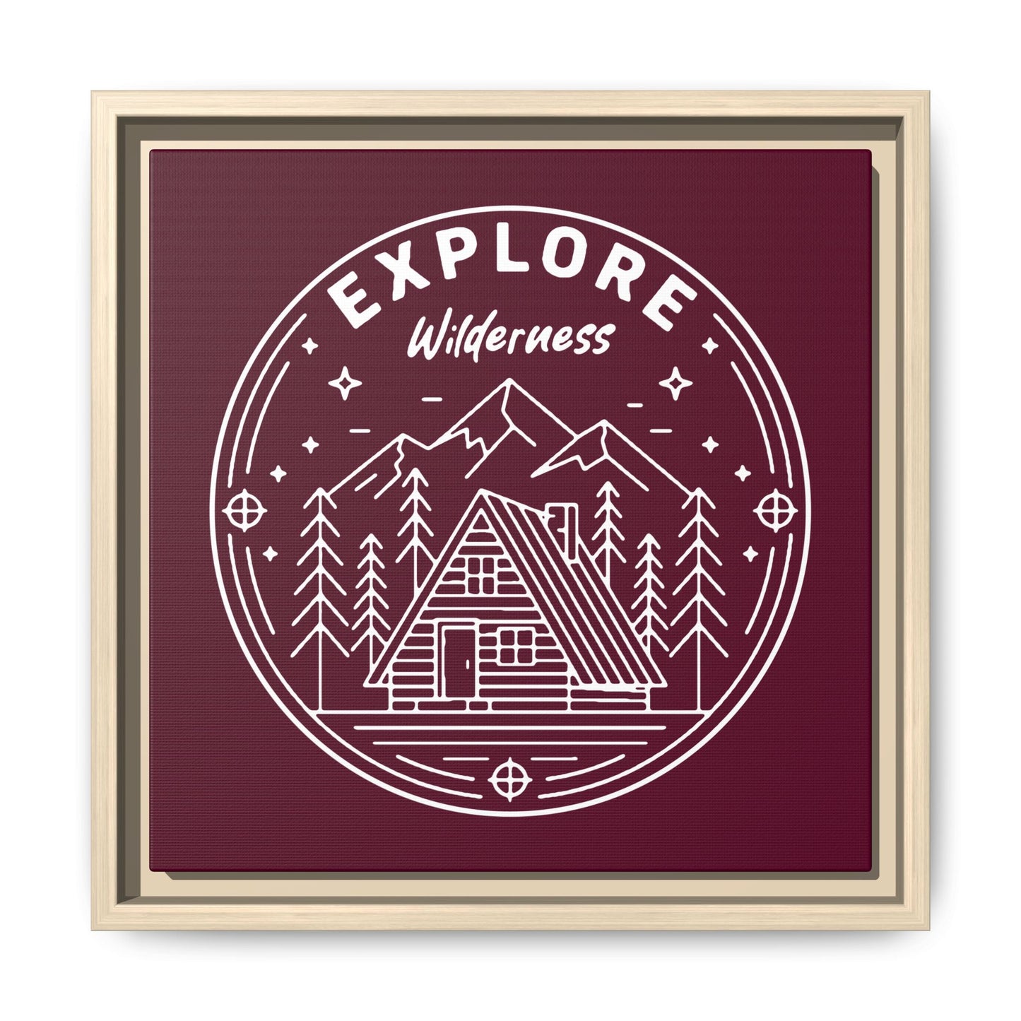 Explore Wilderness - Framed Canvas