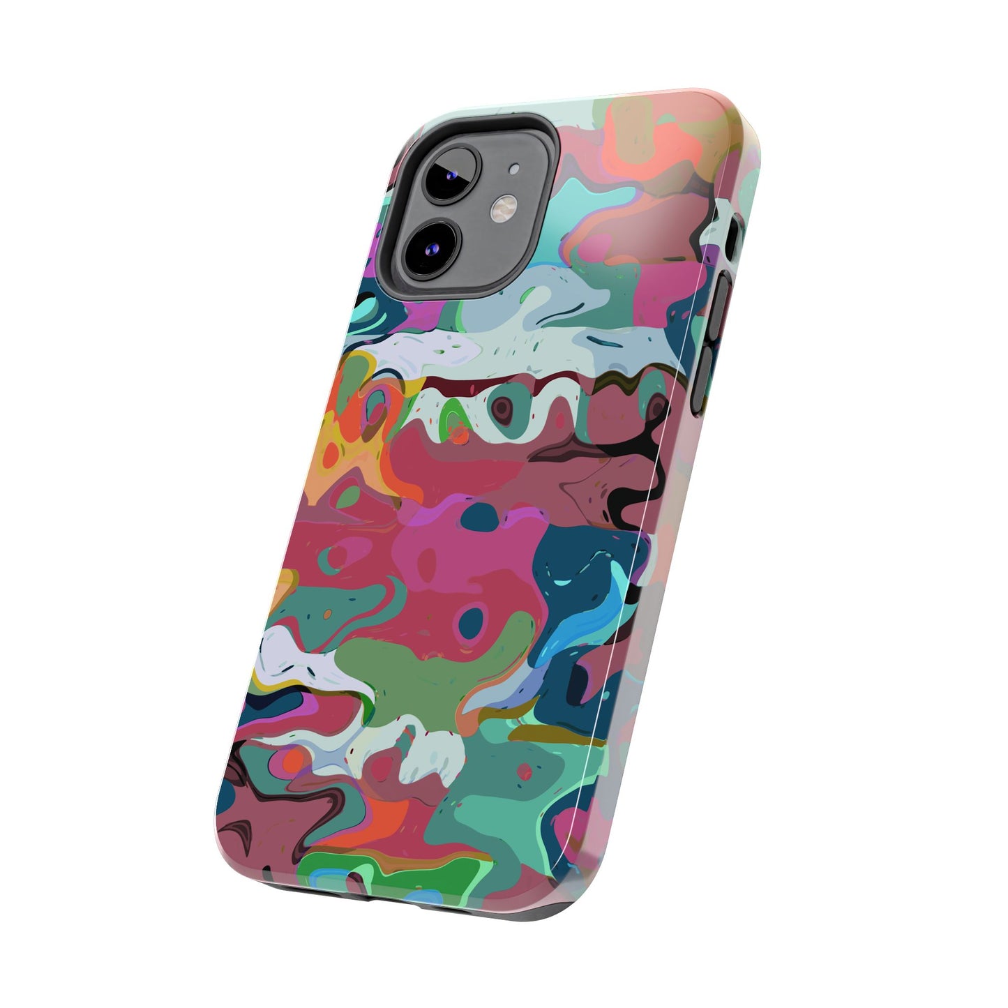 Colorful Abstract Marble - Phone Case