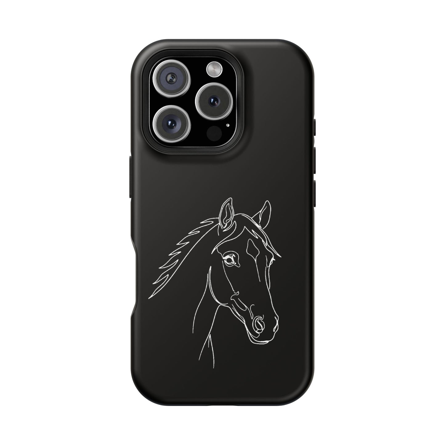 Horse Portrait Sketch - Magnetic Phone Case
