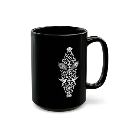 Hummingbird Soulmates - Black Mug