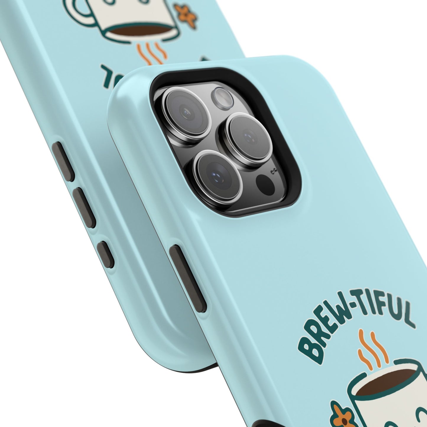 Brew-tiful Mornings Start Here - Magnetic Phone Case