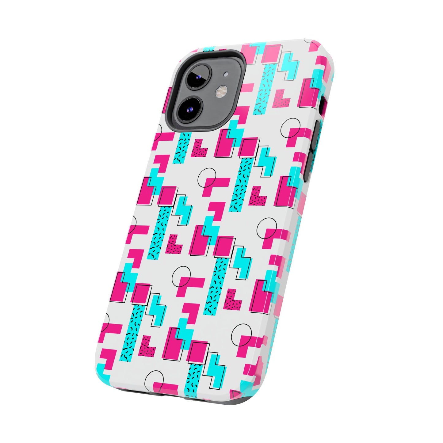 Retro Geometric Vibes - Phone Case
