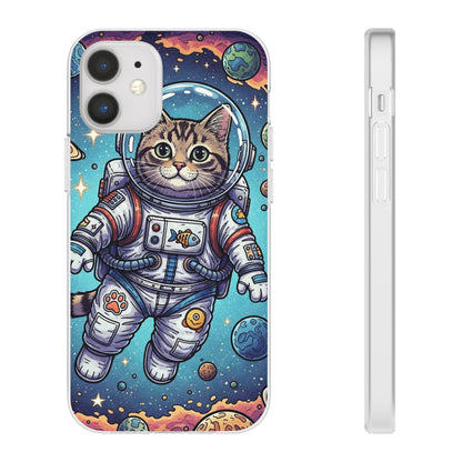 Astronaut Cat - Flexi Phone Case