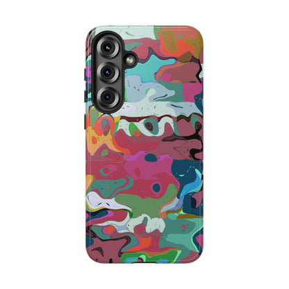 Colorful Abstract Marble - Phone Case
