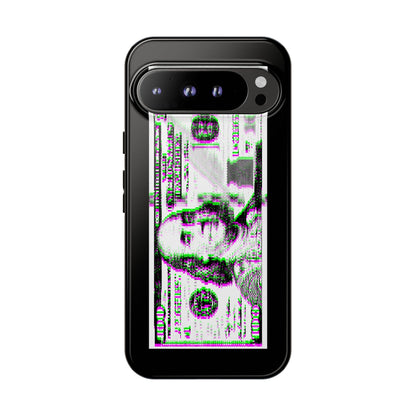 100 Dollars Bill - Green/Magenta Glitch - Phone Case
