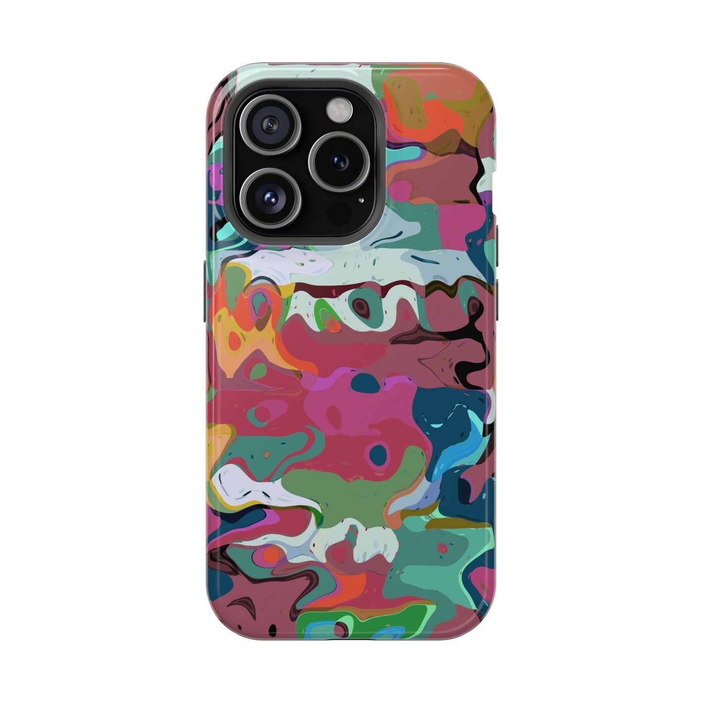 Colorful Abstract Marble - Magnetic Phone Case