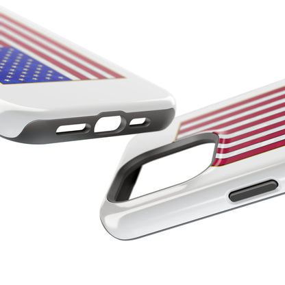 New Glory American Flag (Gold Edge Edition) - Magnetic Phone Case