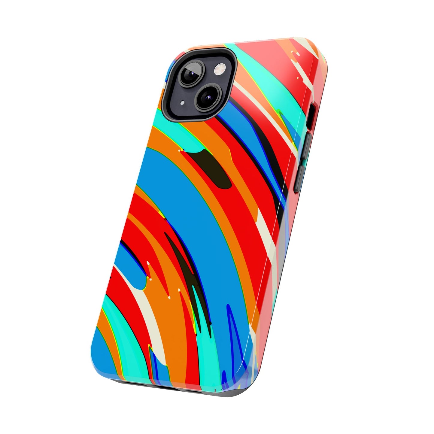 Abstract Rainbow Swirl Arc - Phone Case