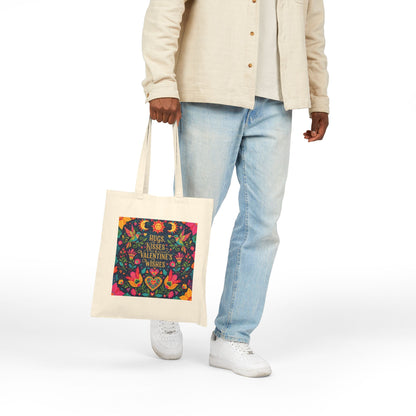 Hugs, Kisses & Valentine’s Wishes - Canvas Tote Bag