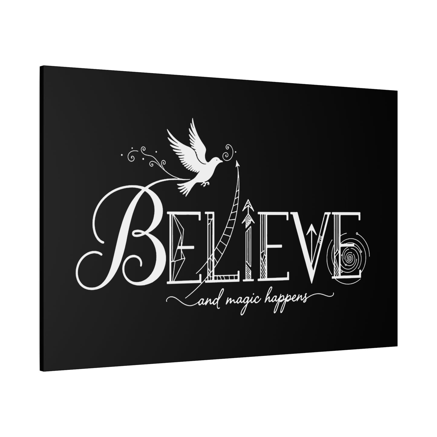 Believe and Magic Happens - Canvas
