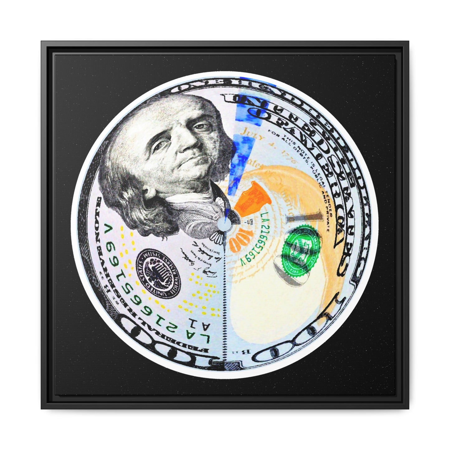 THE MOONEY - Framed Canvas