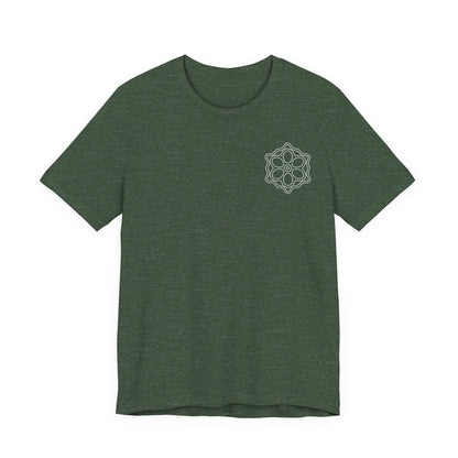 Unisex Boho Mandala Tee, Relaxed Fit Cotton Shirt, Perfect for Yoga Lovers, Meditation, Gift for Her, Vacation Wear, Everyday Comfort