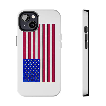 New Glory American Flag (Gold Edge Edition) - Phone Case