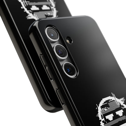 I’m Fine Glitched Smiley - Phone Case