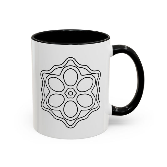 Intricate Shapes - Color Accent Mug