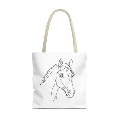 Horse Portrait Sketch - Tote Bag