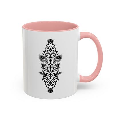 Hummingbird Soulmates - Color Accent Mug
