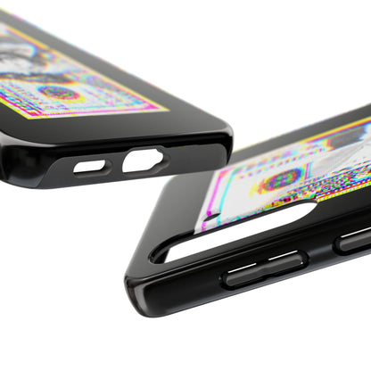 100 Dollars Bill - Neon Color Explosion - Phone Case
