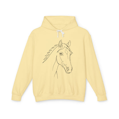 Horse Portrait Sketch - Hoodie