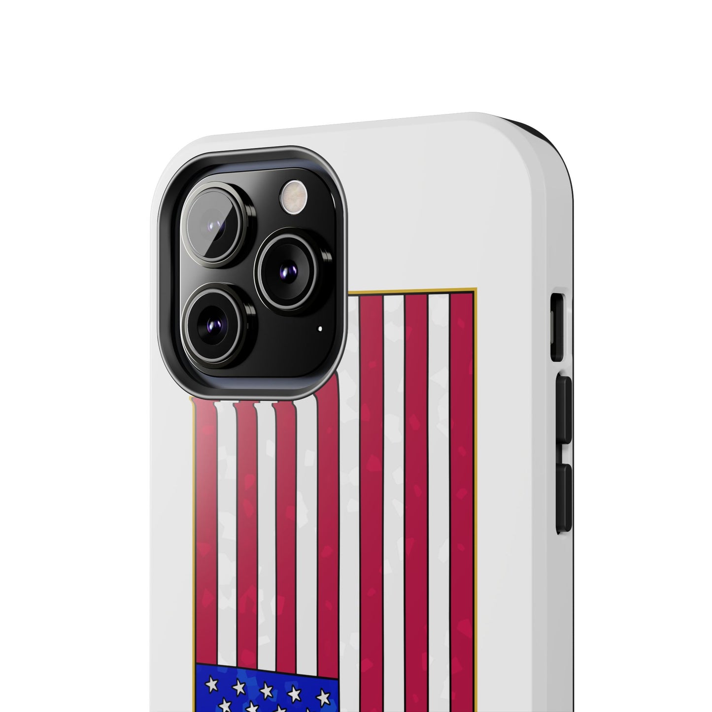 New Glory American Flag (Gold Edge Edition) - Phone Case