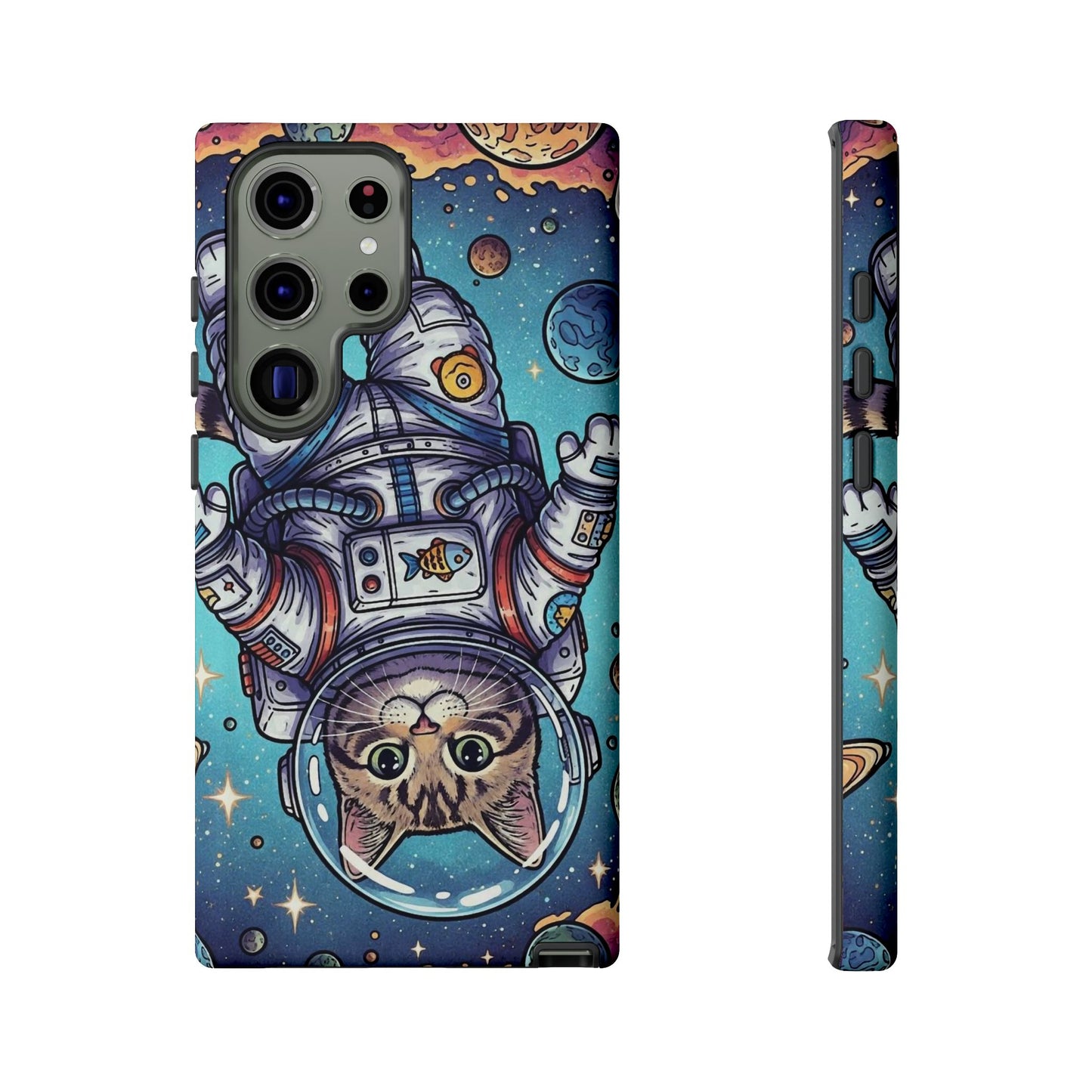 Astronaut Cat - Tough Phone Case