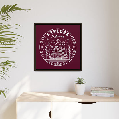 Explore Wilderness - Framed Canvas