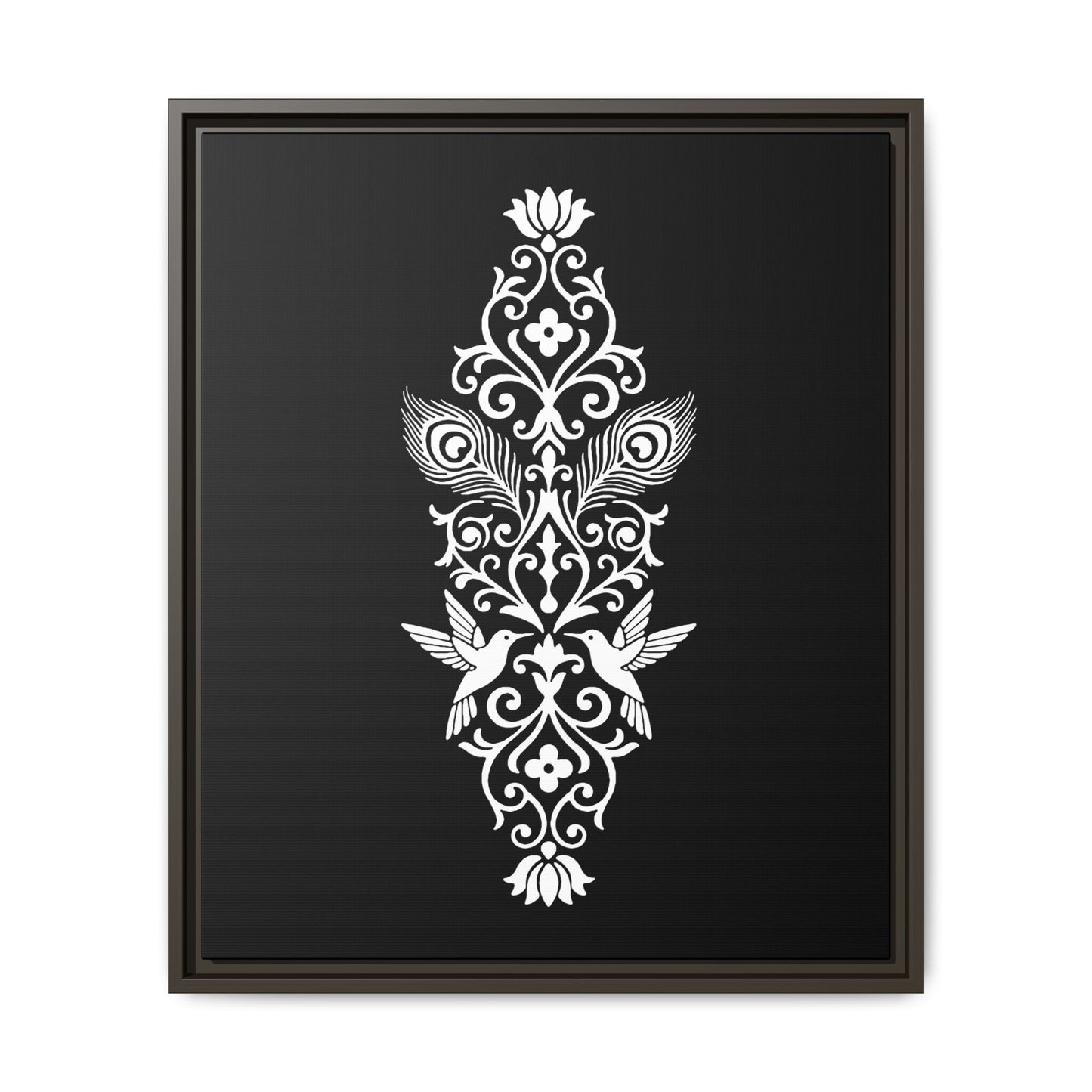Hummingbird Soulmates - Framed Canvas