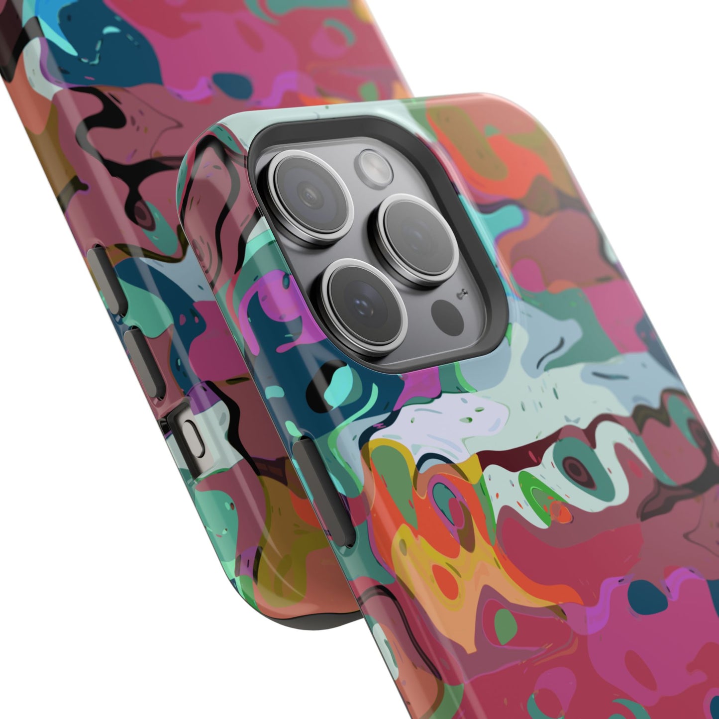 Colorful Abstract Marble - Magnetic Phone Case