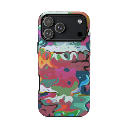 Colorful Abstract Marble - Phone Case