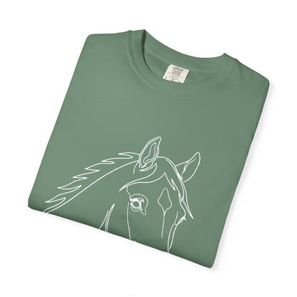 Horse Portrait Sketch - T-Shirt