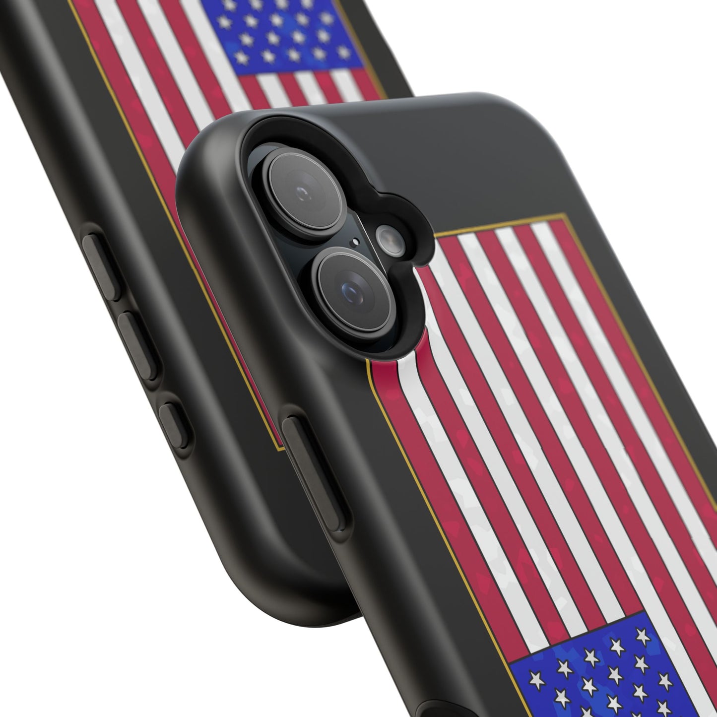 New Glory American Flag (Gold Edge Edition) - Magnetic Phone Case