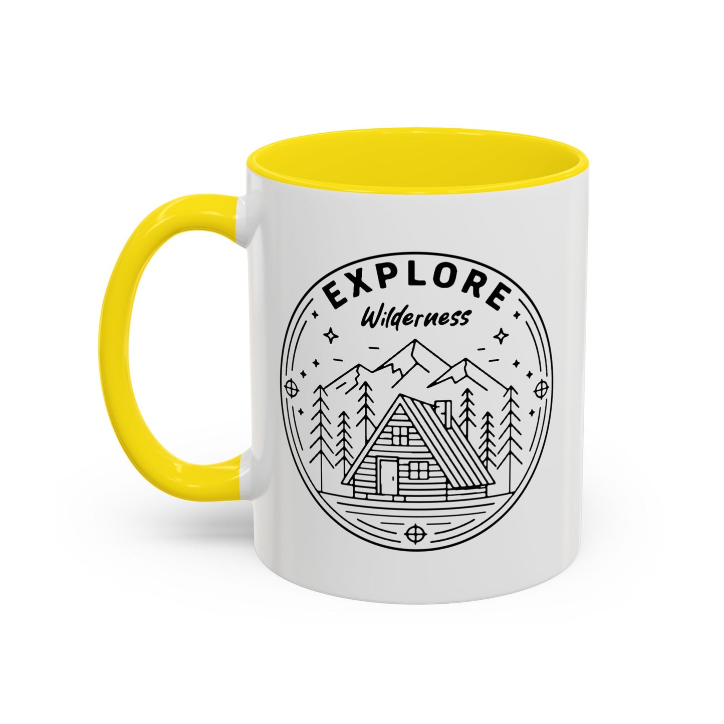 Explore Wilderness - Color Accent Mug