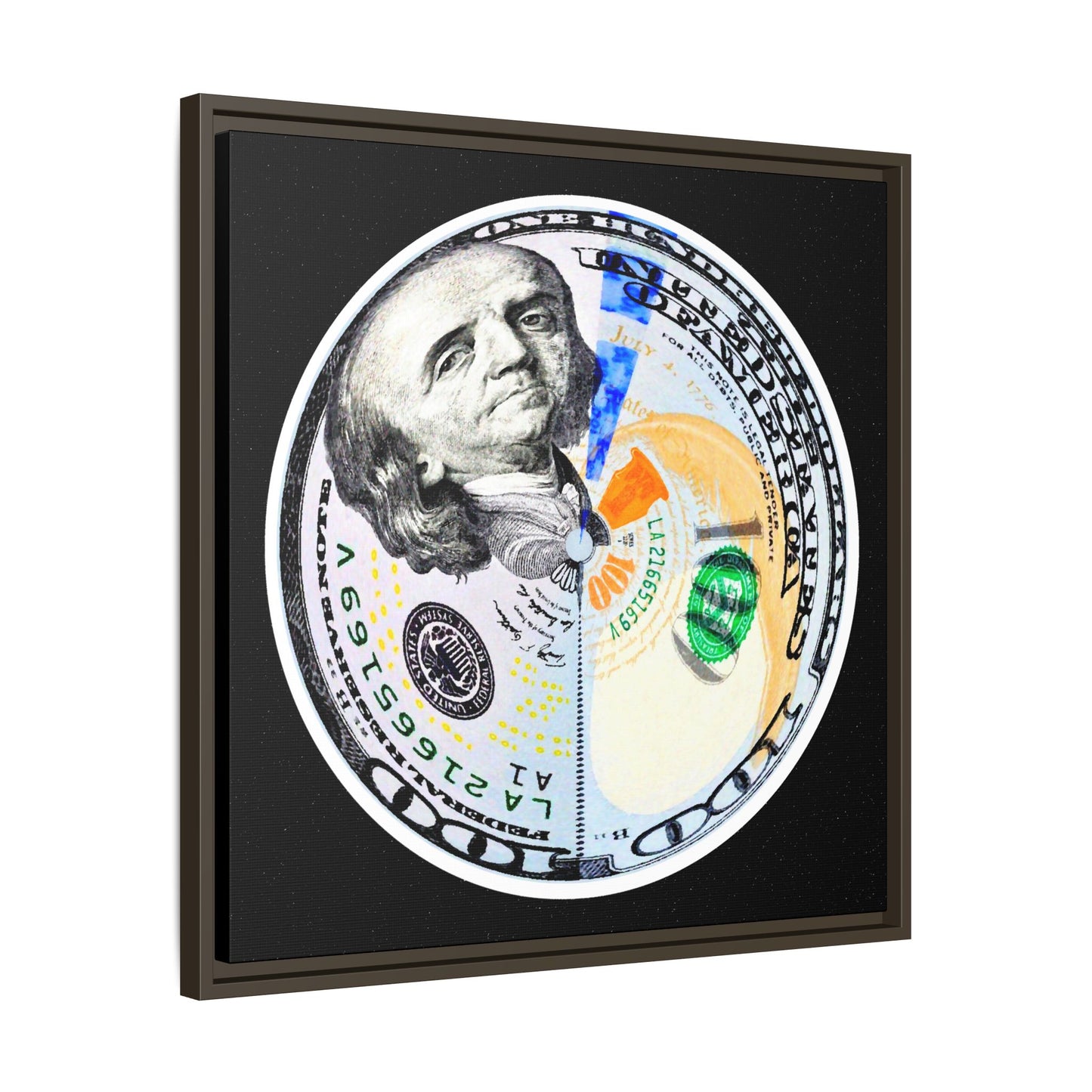 THE MOONEY - Framed Canvas
