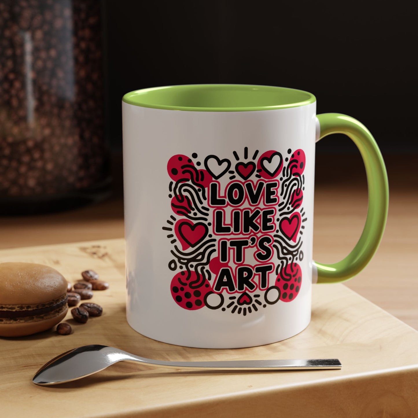 Love Like It’s Art - Color Accent Mug