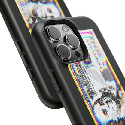 100 Dollars Bill - Neon Color Explosion - Magnetic Phone Case