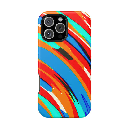 Abstract Rainbow Swirl Arc - Magnetic Phone Case
