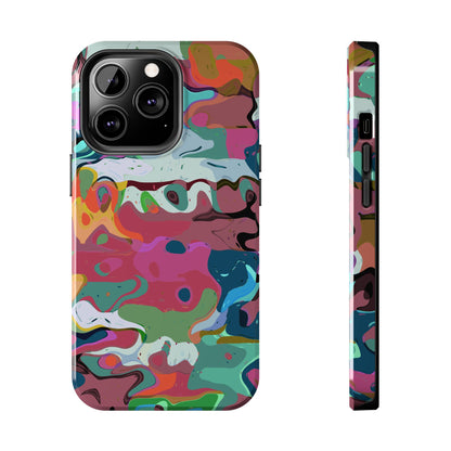 Colorful Abstract Marble - Phone Case