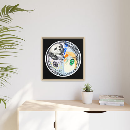 THE MOONEY - Framed Canvas