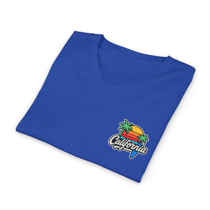 California Surf Vibes - V-Neck Tee