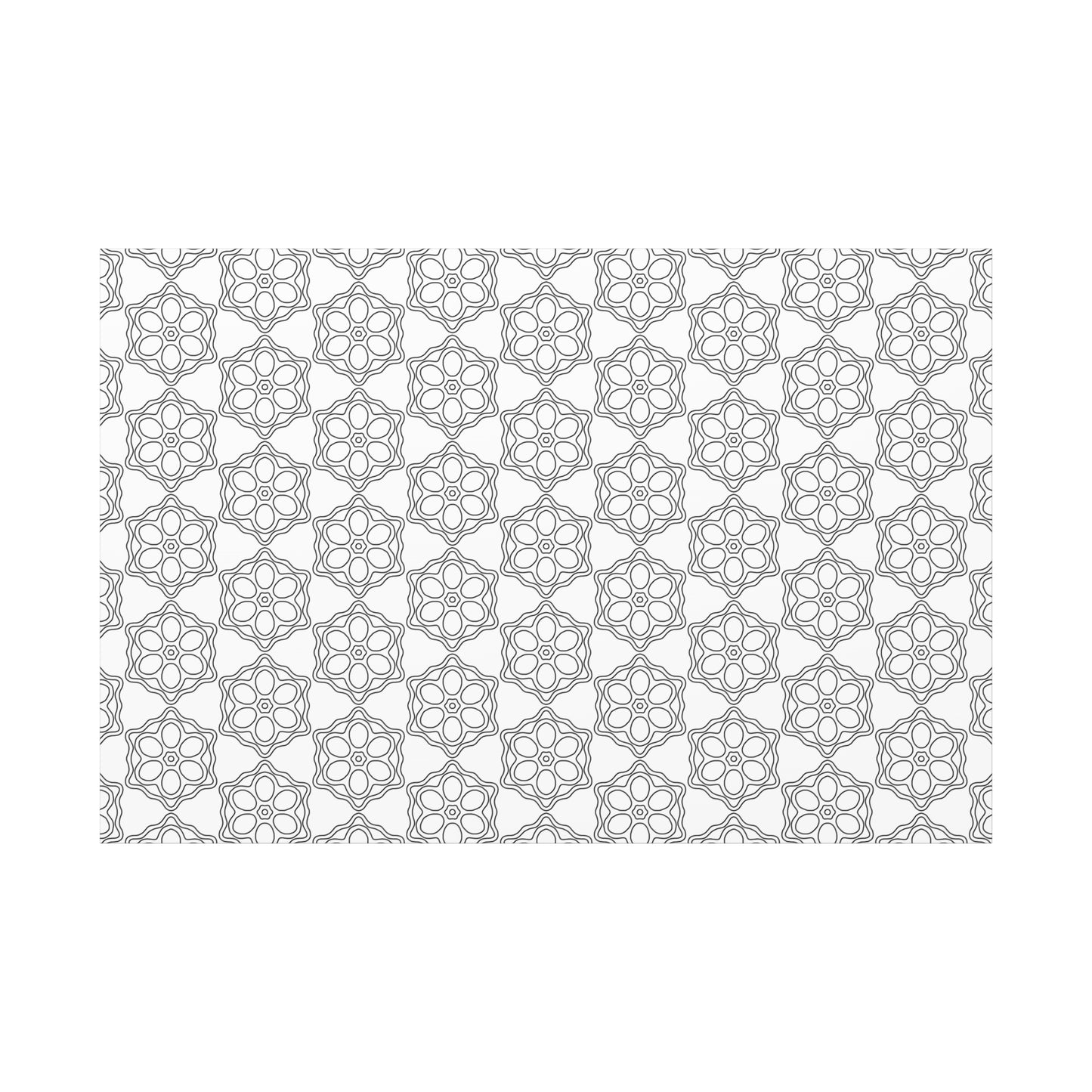 Elegant Geometric Wall Art Canvas, Modern Home Decor, Gray Pattern Stretched Canvas, Minimalist Artwork, Gift for New Home