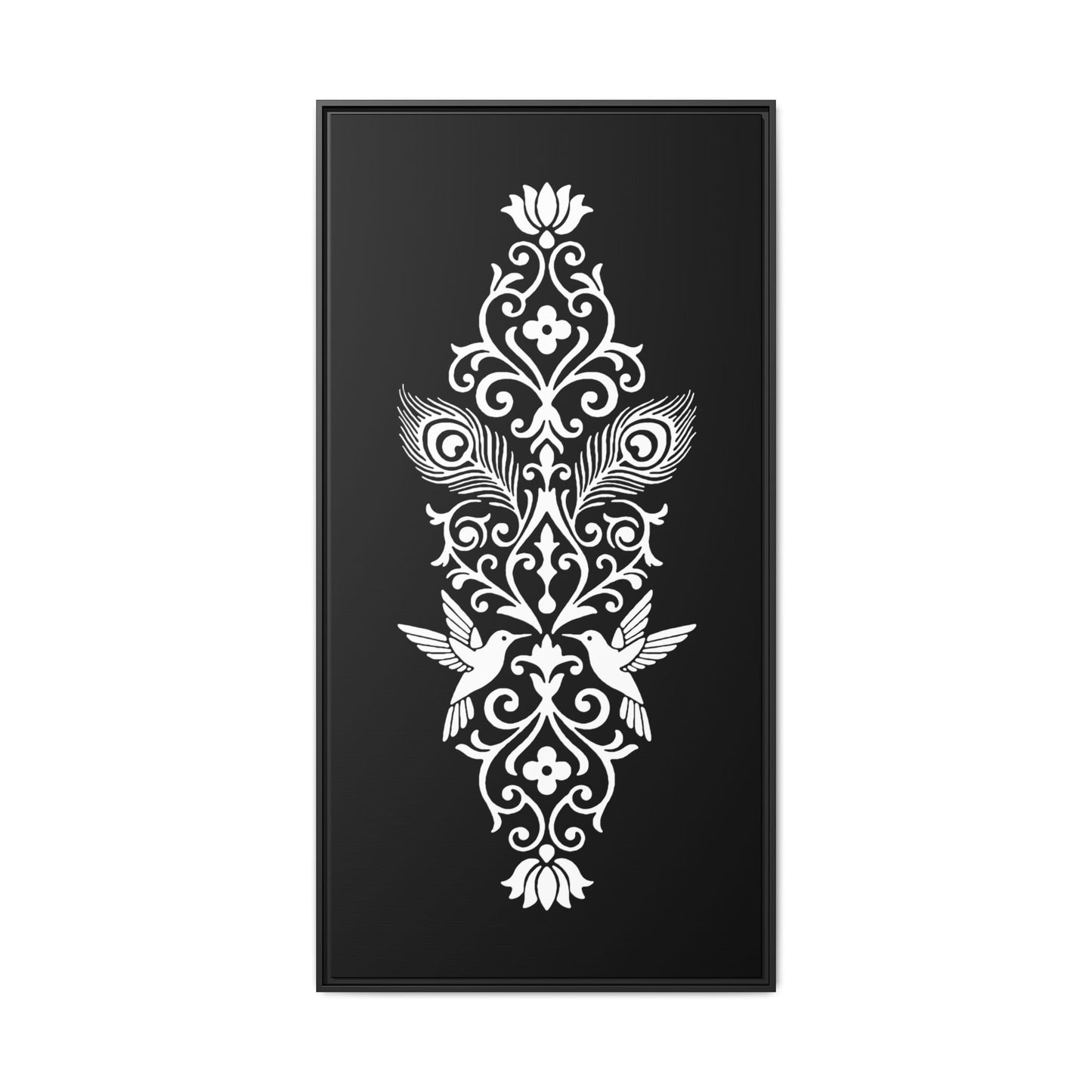 Hummingbird Soulmates - Framed Canvas