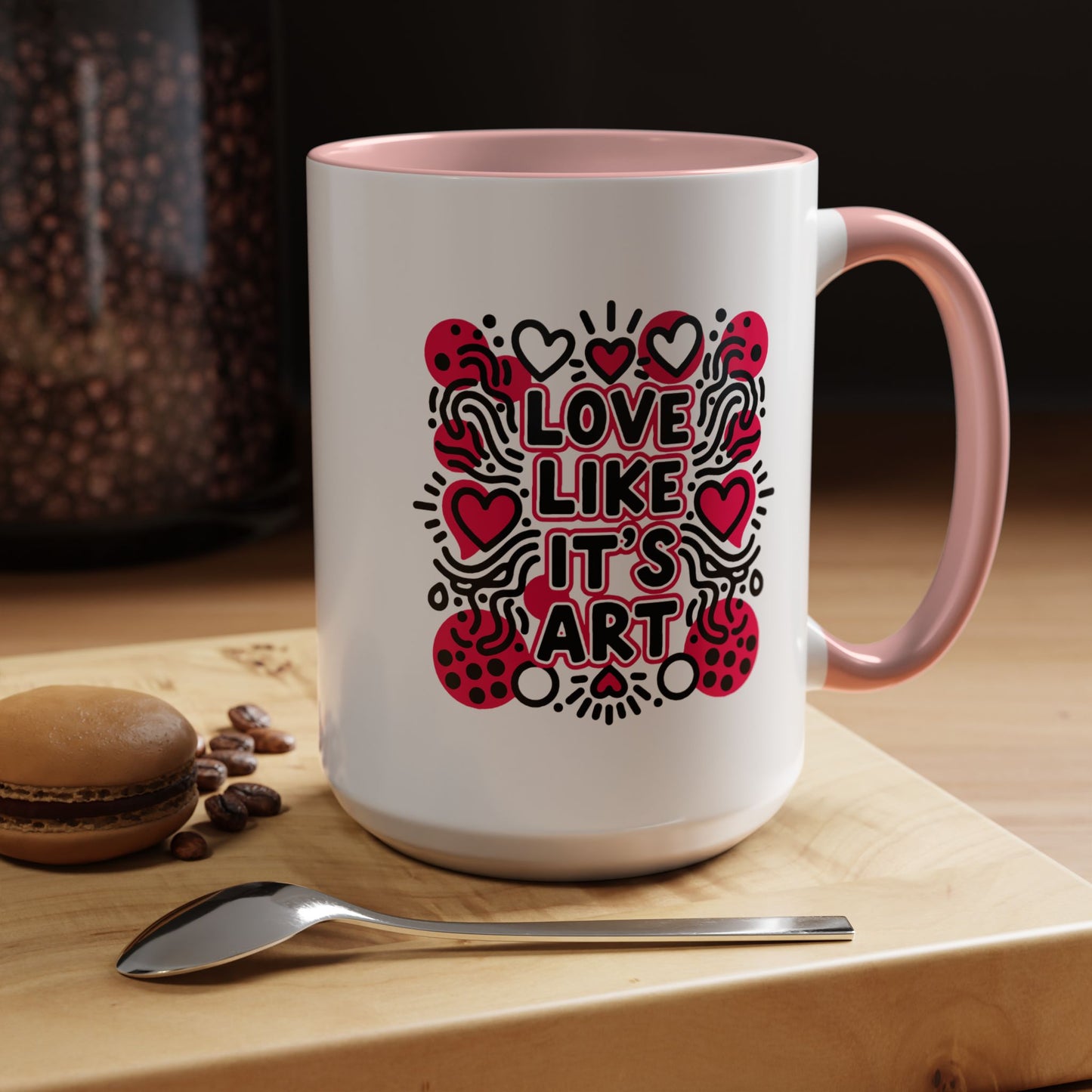 Love Like It’s Art - Color Accent Mug