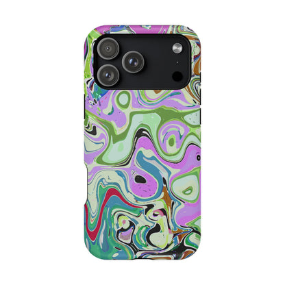 Vibrant Multi‑Color Swirl - Magnetic Phone Case