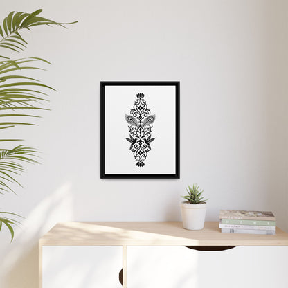 Hummingbird Soulmates - Framed Canvas