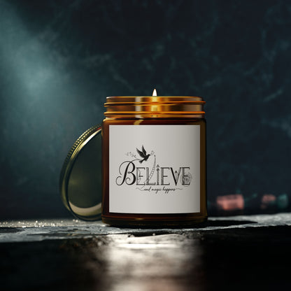 Believe and Magic Happens - Scented Candle