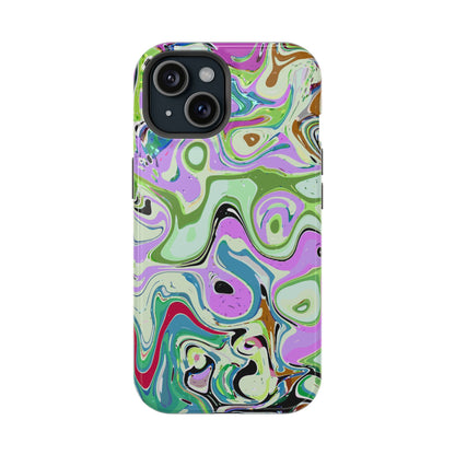 Vibrant Multi‑Color Swirl - Magnetic Phone Case